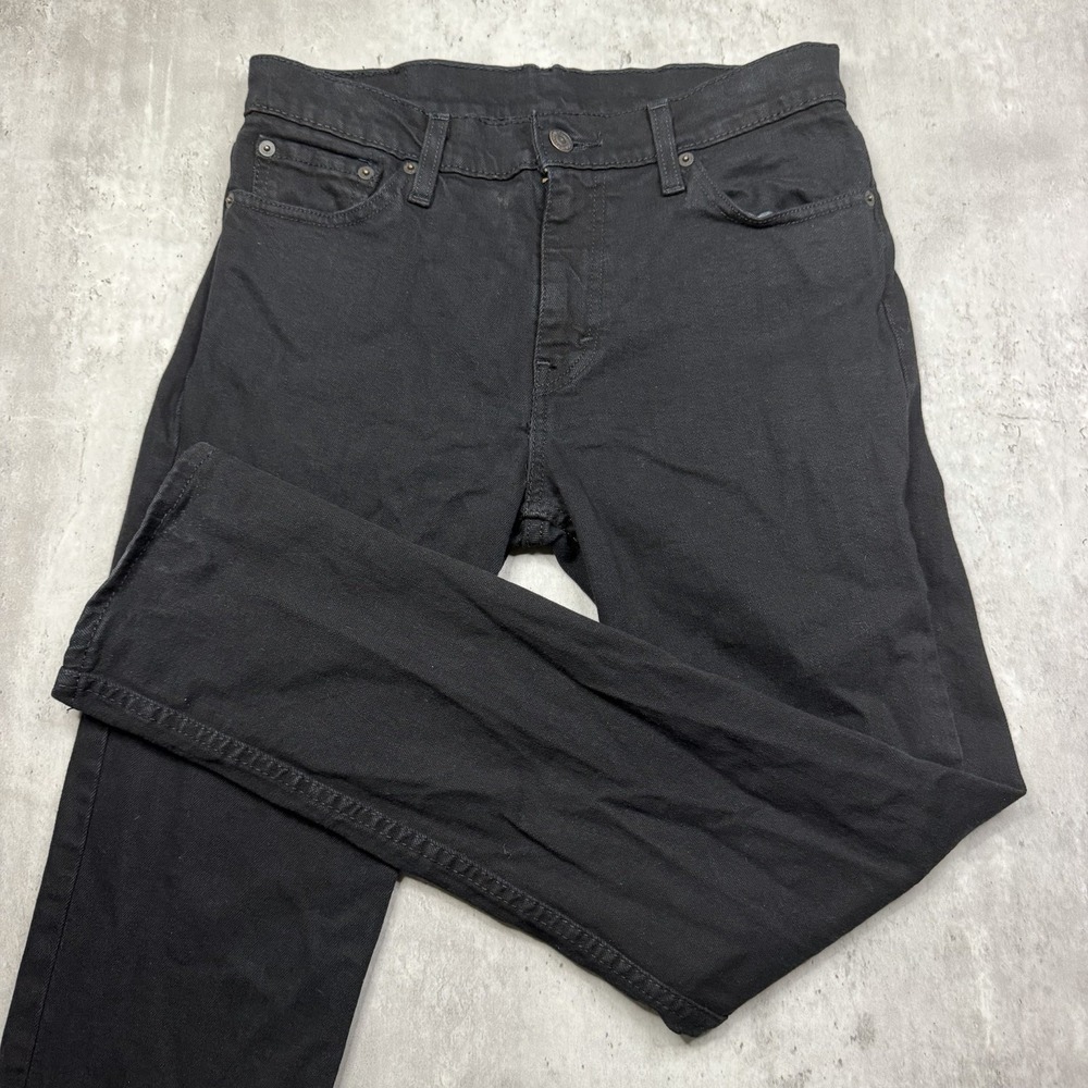 Levis 511 Jeans Mens 30x29 Black Slim Fit Stretch Denim Pants Workwear USA